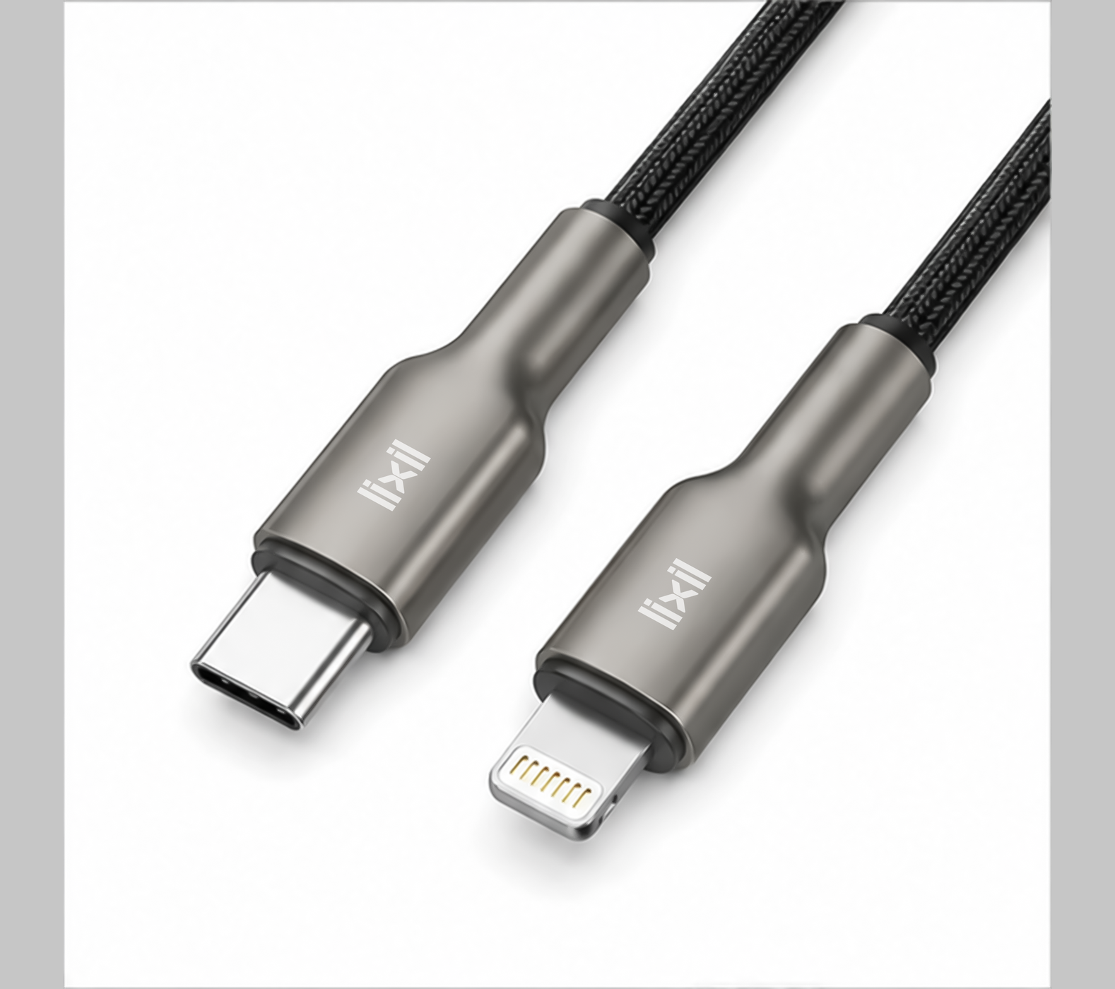 LX-11 30W Braided PD Cable USB-C to Lightning