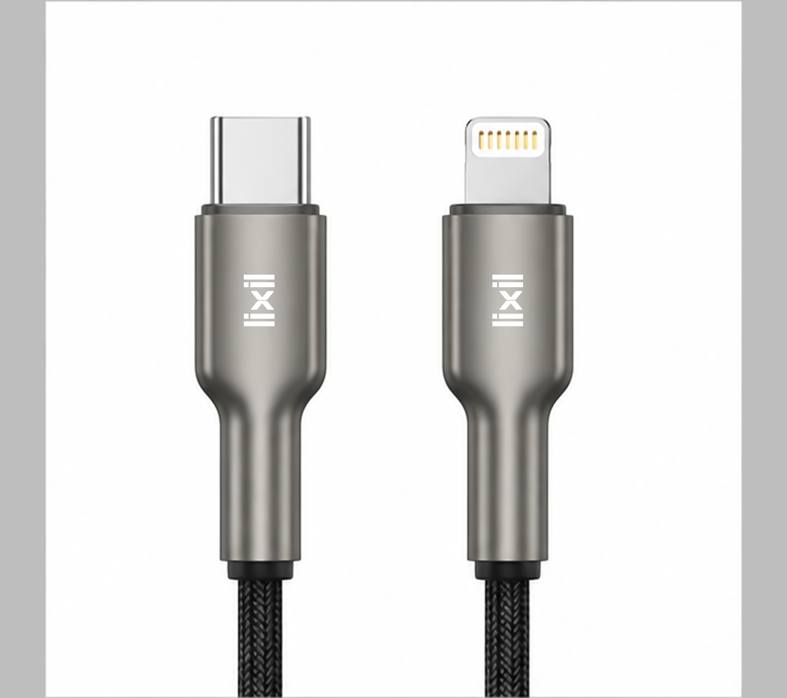 LX-11 30W Braided PD Cable USB-C to Lightning